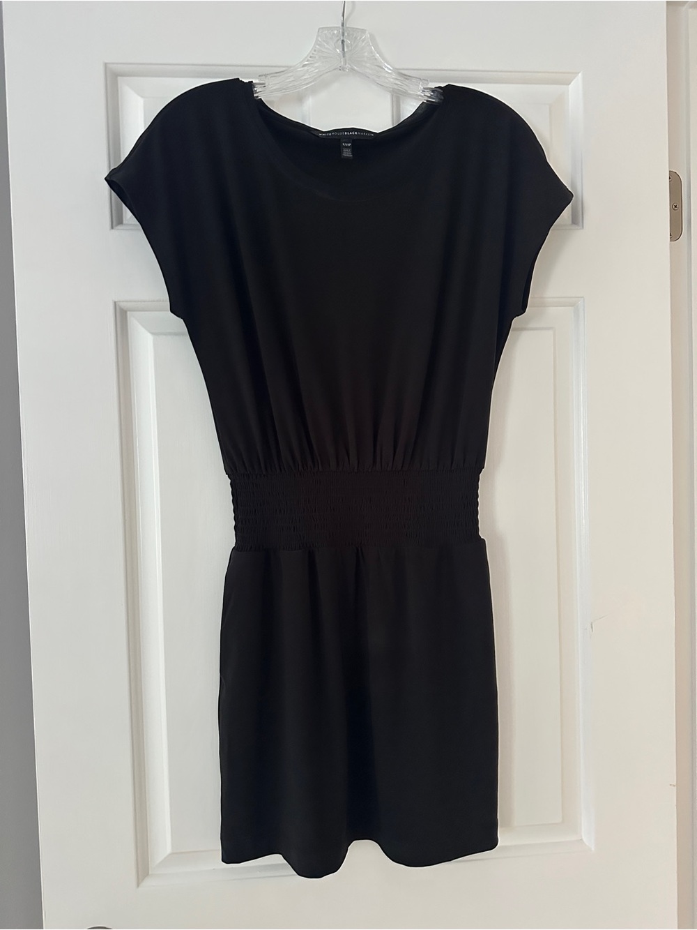 White House Black Market - Smocked Waist Short Sleeve Dress